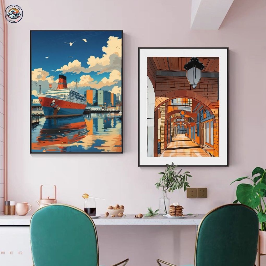 Keelung Harbor Digital Printings Gallery