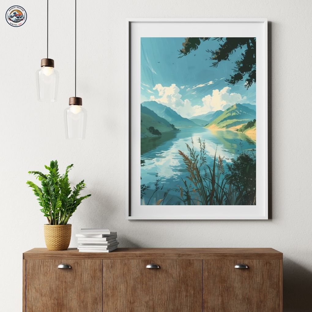 Taoyuan Shimen Reservoir Digital Art