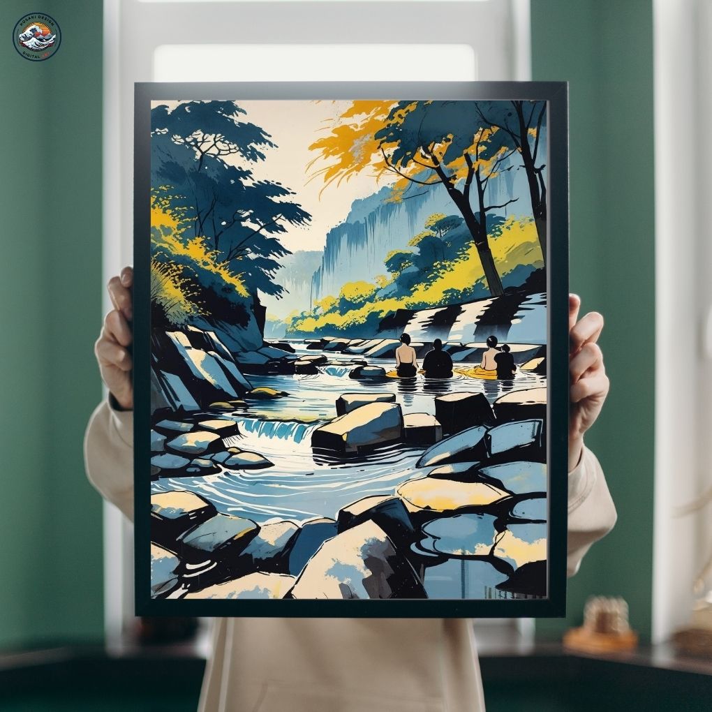 Yangmingshan River Digital Art