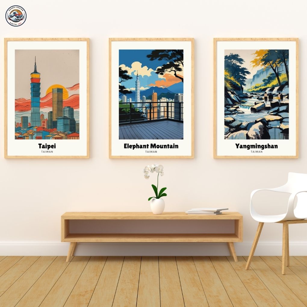 Taipei Elephant Mountain Digital Printings Gallery