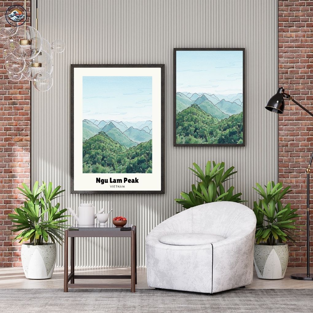 Ngu Lam Peak Digital Art